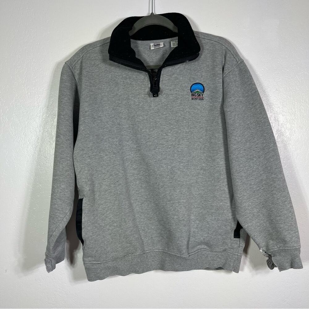 Sutton Sportswear, Big Sky Montana Embroidered Logo Pullover Sweatshirt. Small